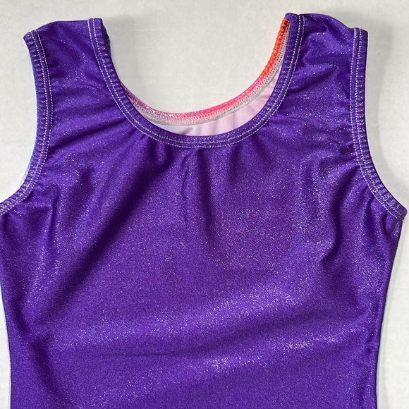 Rainbow Metallic Leotard Size 5/6 - Picture 14 of 16